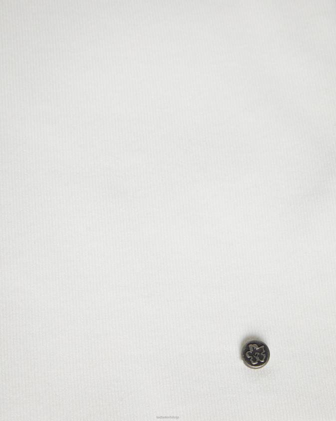 apģērbs Ted Baker cileste v kakla slim fit trikotāžas tops ziloņkauls sievietes 26TV355