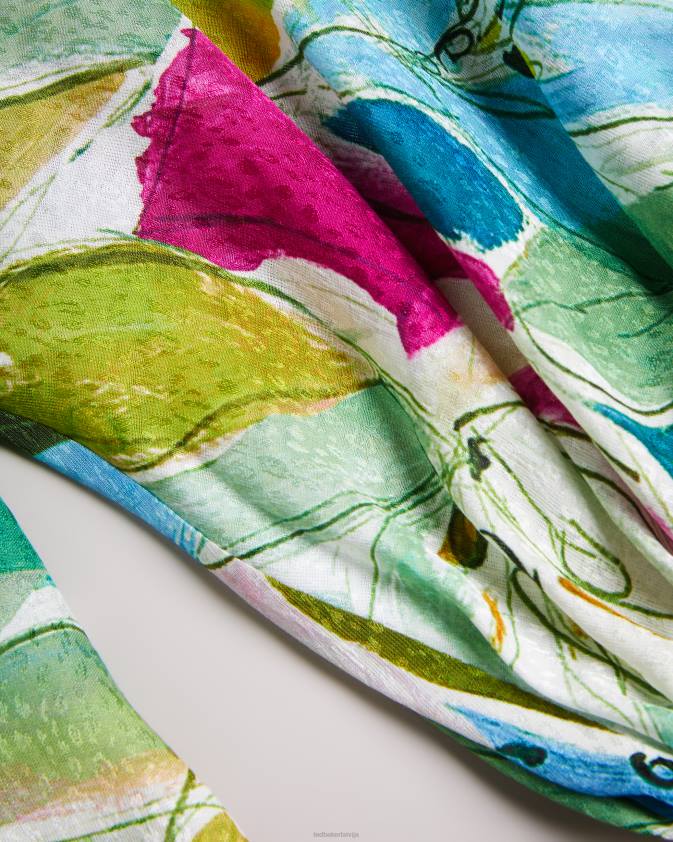 apģērbs Ted Baker karisah raglan blūze ar pufām piedurknēm zaļš sievietes 26TV35