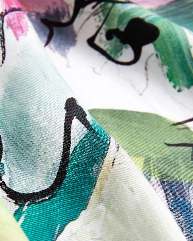 apģērbs Ted Baker hariyat absract print v neck cami balts sievietes 26TV402