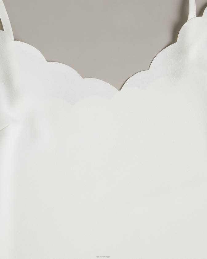 apģērbs Ted Baker sina ķemmīšgliemeņu kakla izgriezums Cami top ziloņkauls sievietes 26TV164