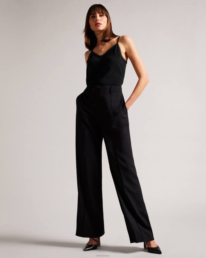 apģērbs Ted Baker andreno strappy cami ar cilpveida apdari melns sievietes 26TV316