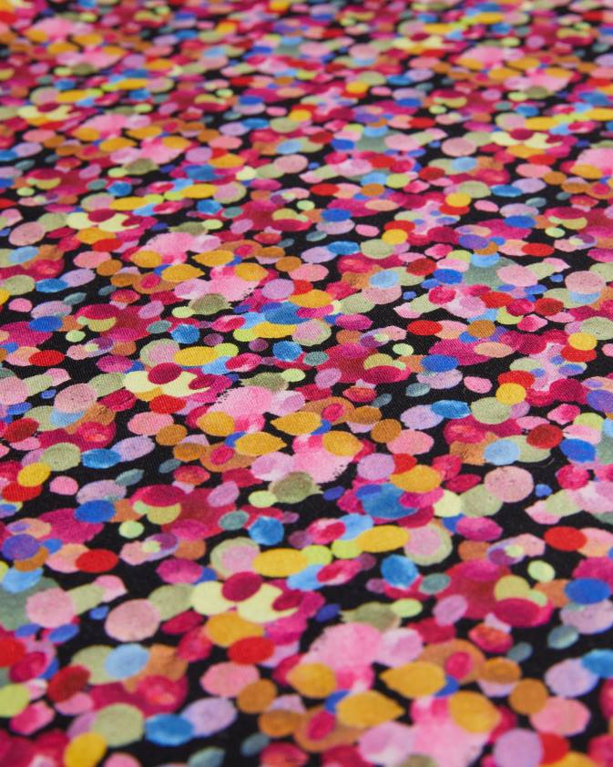 apģērbs Ted Baker T-krekls ar fēbijas konfeti apdruku melns sievietes 26TV167