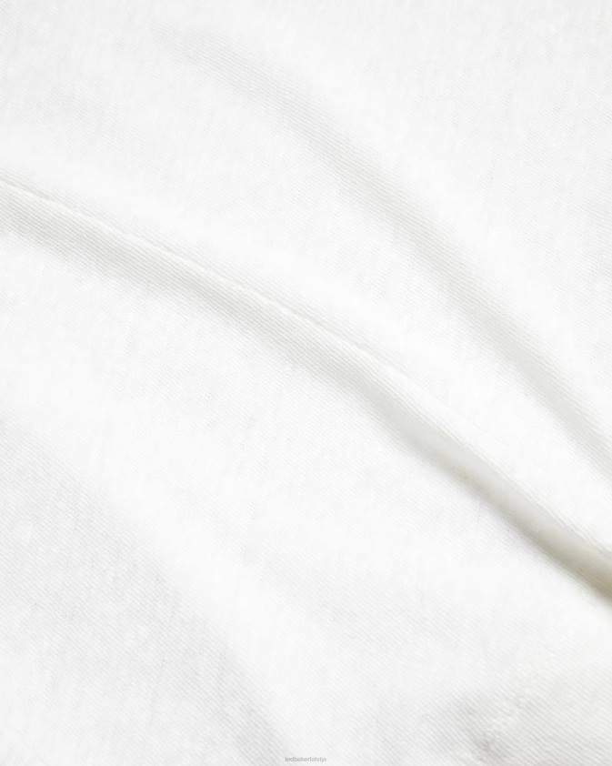 apģērbs Ted Baker hallen volāns piedurknēm t-krekls balts sievietes 26TV471