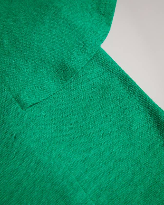 apģērbs Ted Baker hallen volāns piedurknēm t-krekls zaļš sievietes 26TV449