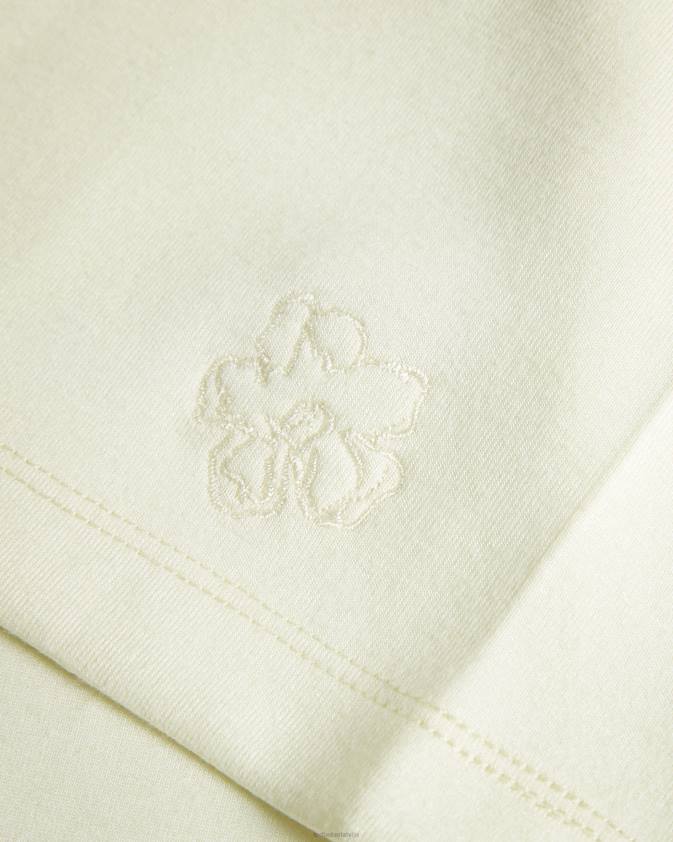 apģērbs Ted Baker nikilaa boxy volānveida piedurkņu t-krekls gaiši dzeltens sievietes 26TV40