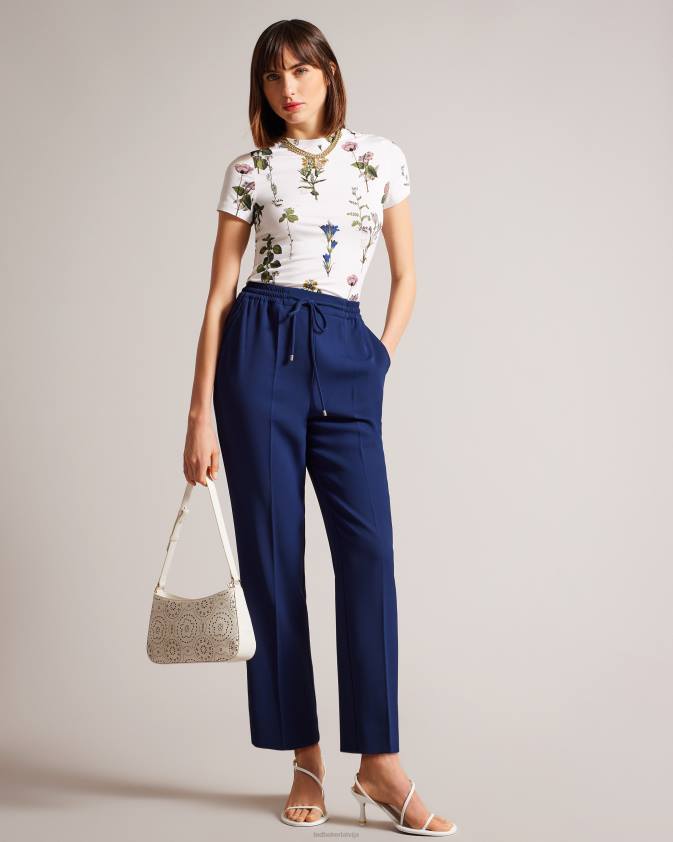 apģērbs Ted Baker rasmean botanical bouquet print t-krekls balts sievietes 26TV397