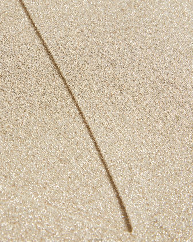 apģērbs Ted Baker sharlee metāliska trikotāžas veste zelts sievietes 26TV398