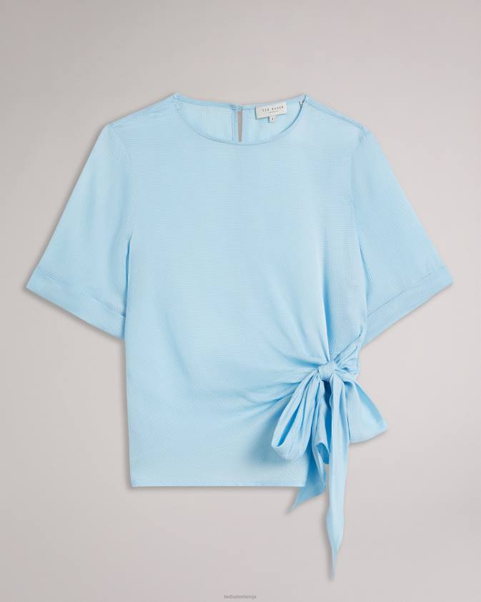 apģērbs Ted Baker thaliya integral tie t-krekls gaiši zils sievietes 26TV94
