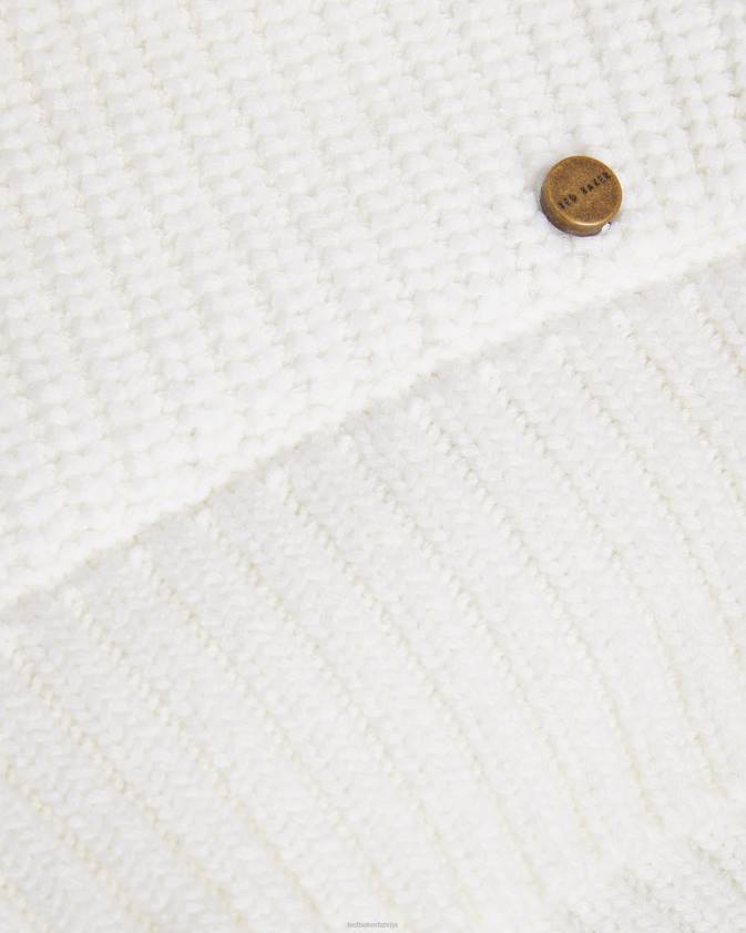 apģērbs Ted Baker leiygh džemperis ar īsām piedurknēm balts sievietes 26TV469