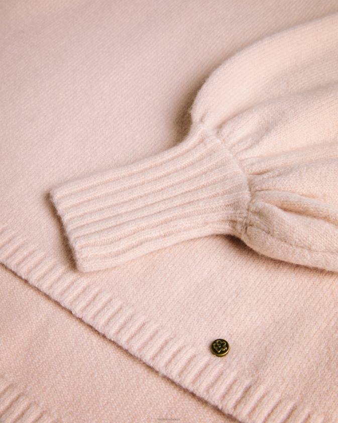 apģērbs Ted Baker rruuby lielizmēra džemperis ar piltuvi tumši rozā sievietes 26TV461