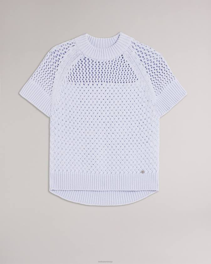 apģērbs Ted Baker stena basket stitch tank top Baby Blue sievietes 26TV142