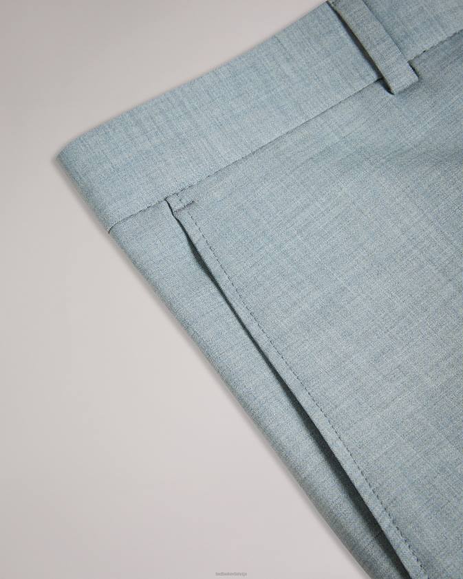 apģērbs Ted Baker benonts vilnas maisījuma uzvalka bikses gaiši pelēks vīriešiem 26TV1617