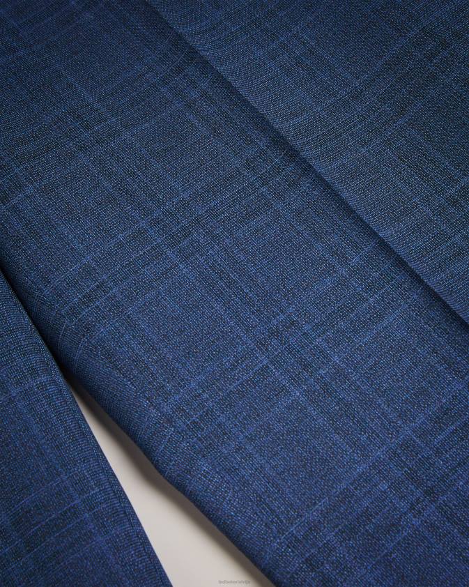 apģērbs Ted Baker drydent navy čekas uzvalka bikses flote vīriešiem 26TV1594