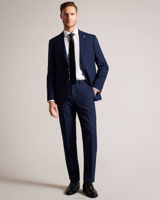 apģērbs Ted Baker jvtrsbl slim fit uzvalka bikses brt-zils vīriešiem 26TV1420