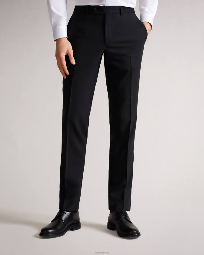 apģērbs Ted Baker jvtrsbl slim fit uzvalka bikses melns vīriešiem 26TV1454