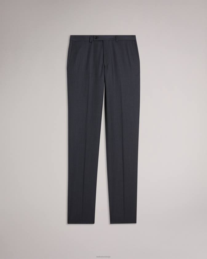 apģērbs Ted Baker jvtrsbl slim fit uzvalka bikses pelēks vīriešiem 26TV1495