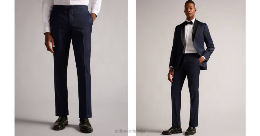 apģērbs Ted Baker jvtuxt slim fit smokinga uzvalka bikses flote vīriešiem 26TV1573