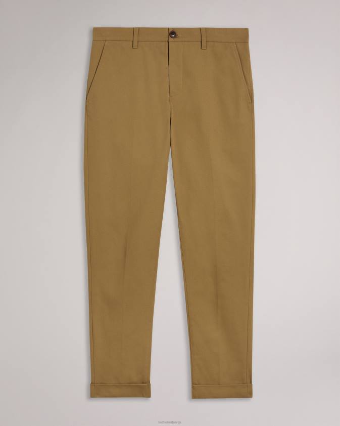 apģērbs Ted Baker leef camburn fit cargo bikses brūni iedegums vīriešiem 26TV1279