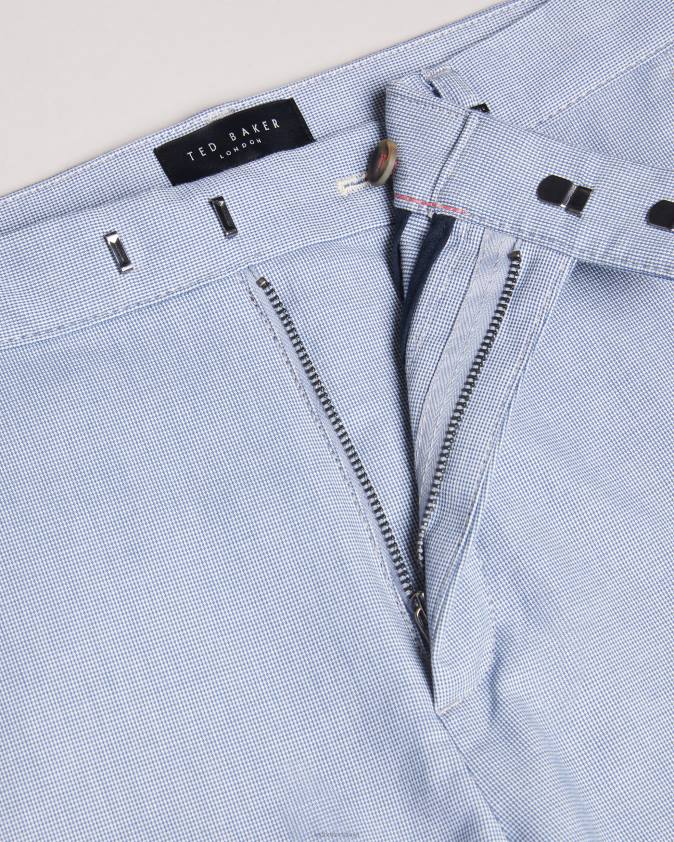 apģērbs Ted Baker portmay slim fit suņu zobu bikses zils vīriešiem 26TV1473