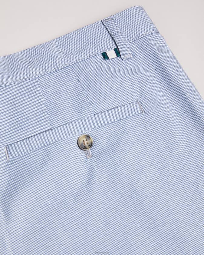 apģērbs Ted Baker portmay slim fit suņu zobu bikses zils vīriešiem 26TV1473