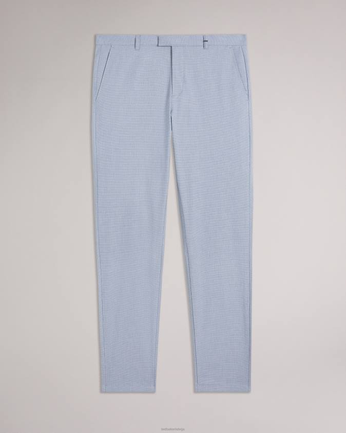 apģērbs Ted Baker portmay slim fit suņu zobu bikses zils vīriešiem 26TV1473