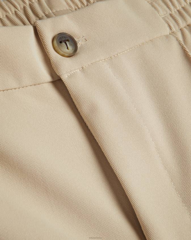 apģērbs Ted Baker rodny irvine slim fit elastīgās bikses akmens vīriešiem 26TV1503