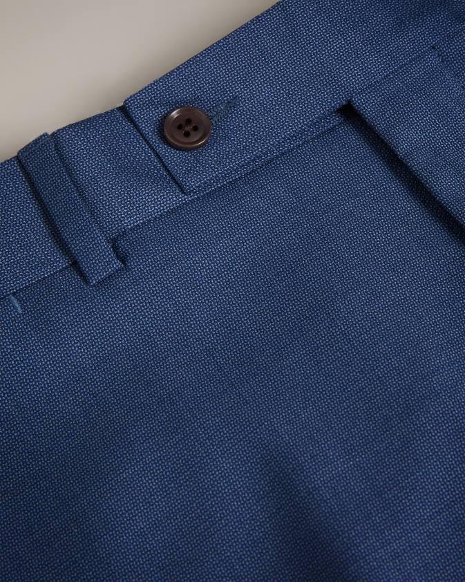 apģērbs Ted Baker upsalat navy vilnas uzvalka bikses flote vīriešiem 26TV1611