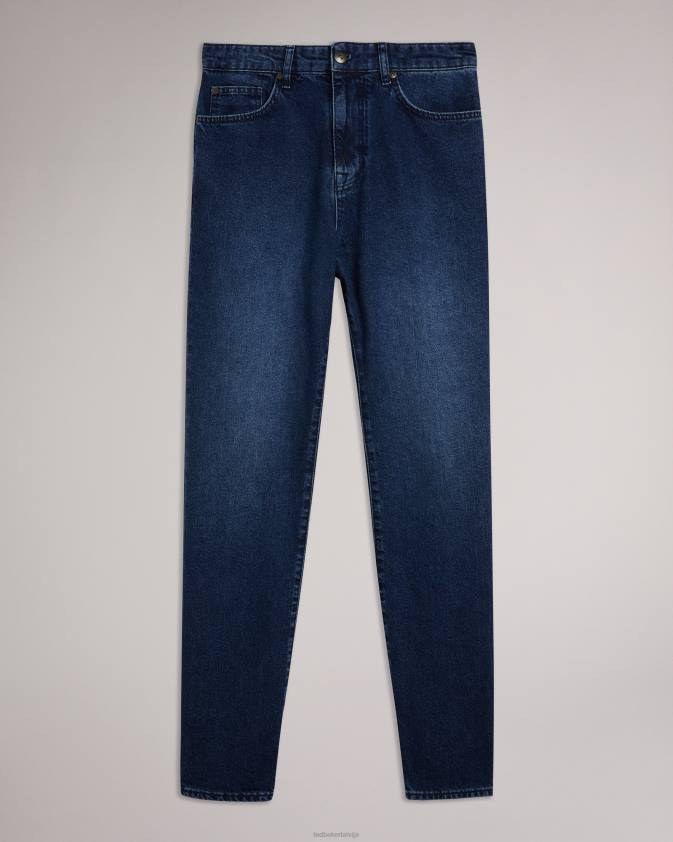 apģērbs Ted Baker strtfo slaids džinsa džinsi vidēji zils vīriešiem 26TV1438