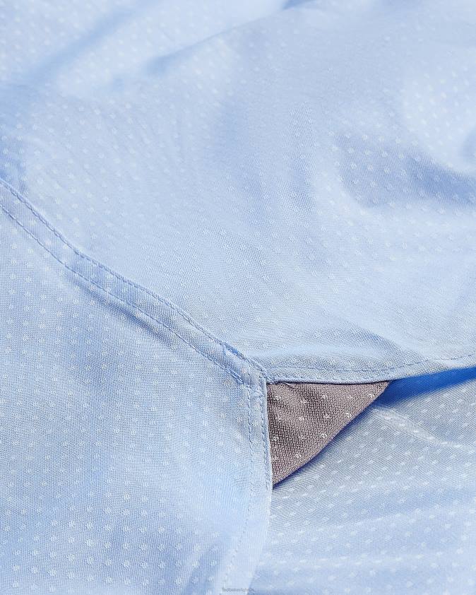 apģērbs Ted Baker Newtss krekls ar garām piedurknēm zils vīriešiem 26TV1441