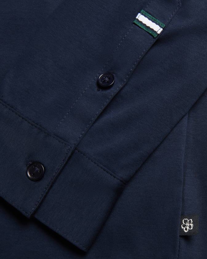 apģērbs Ted Baker polo krekls ar garām piedurknēm flote vīriešiem 26TV1451