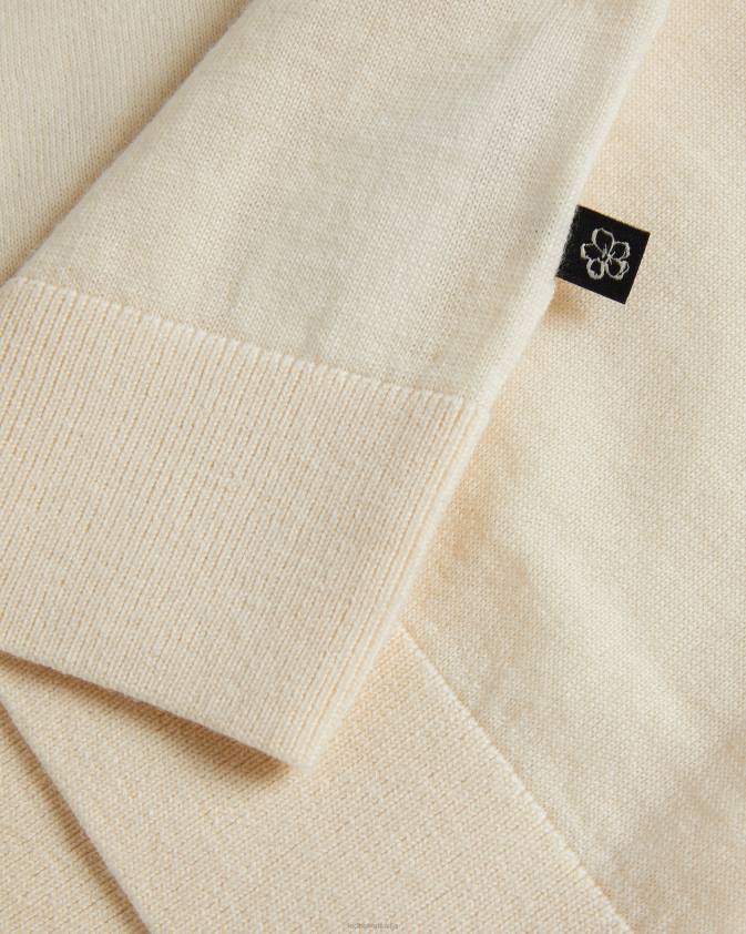 apģērbs Ted Baker pierrot polo krekls ar īsām piedurknēm balts vīriešiem 26TV1301