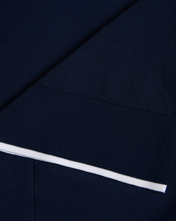 apģērbs Ted Baker stortfo viskozes polo krekls ar īsām piedurknēm flote vīriešiem 26TV1373