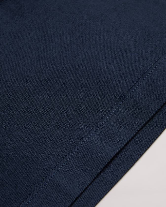 apģērbs Ted Baker tywinn parasts t-krekls ar īsām piedurknēm flote vīriešiem 26TV1561