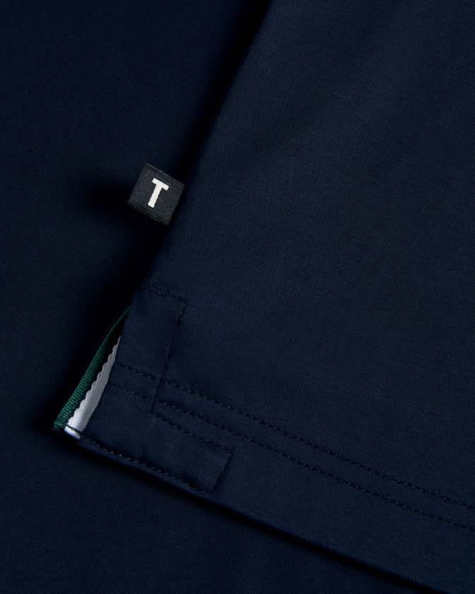 apģērbs Ted Baker zeiter polo krekls ar īsām piedurknēm flote vīriešiem 26TV1358