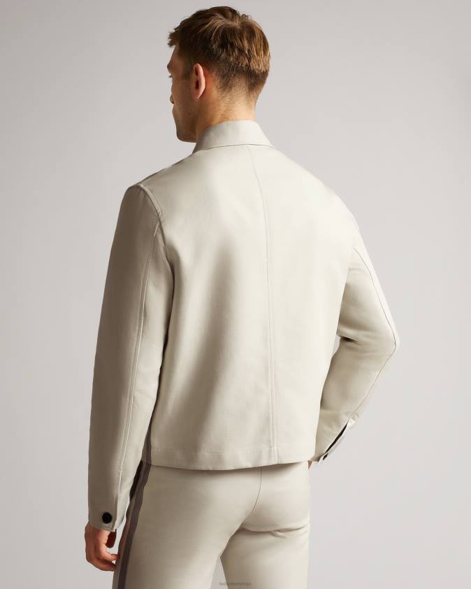 apģērbs Ted Baker bodley dubultā īsa jaka ekru vīriešiem 26TV1527