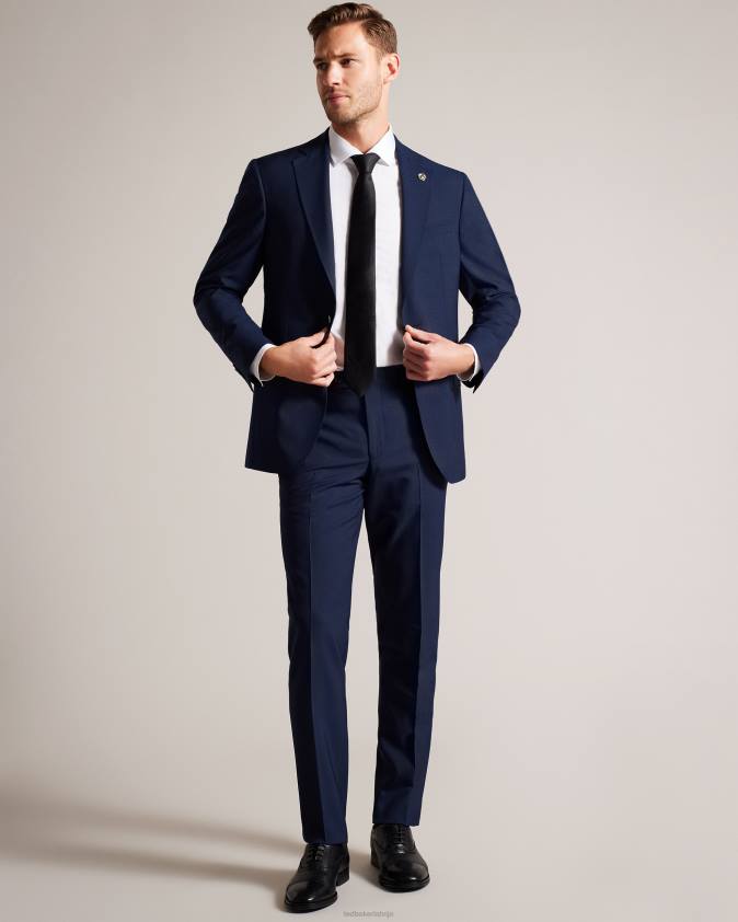 apģērbs Ted Baker jvjktbl slim fit uzvalka jaka brt-zils vīriešiem 26TV1353