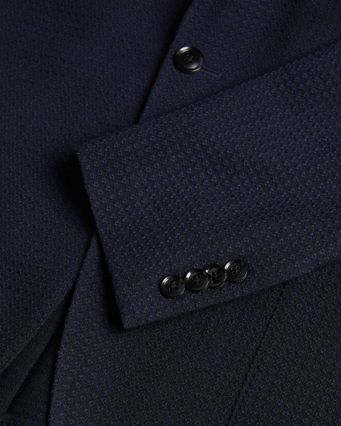 apģērbs Ted Baker jvtunj tekstūras bezoderes jaka flote vīriešiem 26TV1613