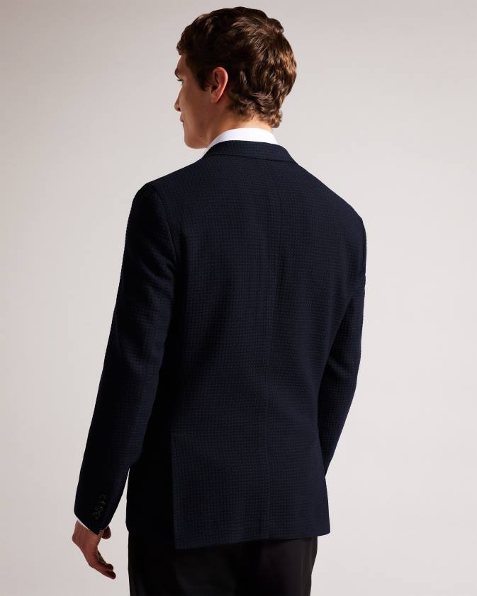 apģērbs Ted Baker jvtunj tekstūras bezoderes jaka flote vīriešiem 26TV1613