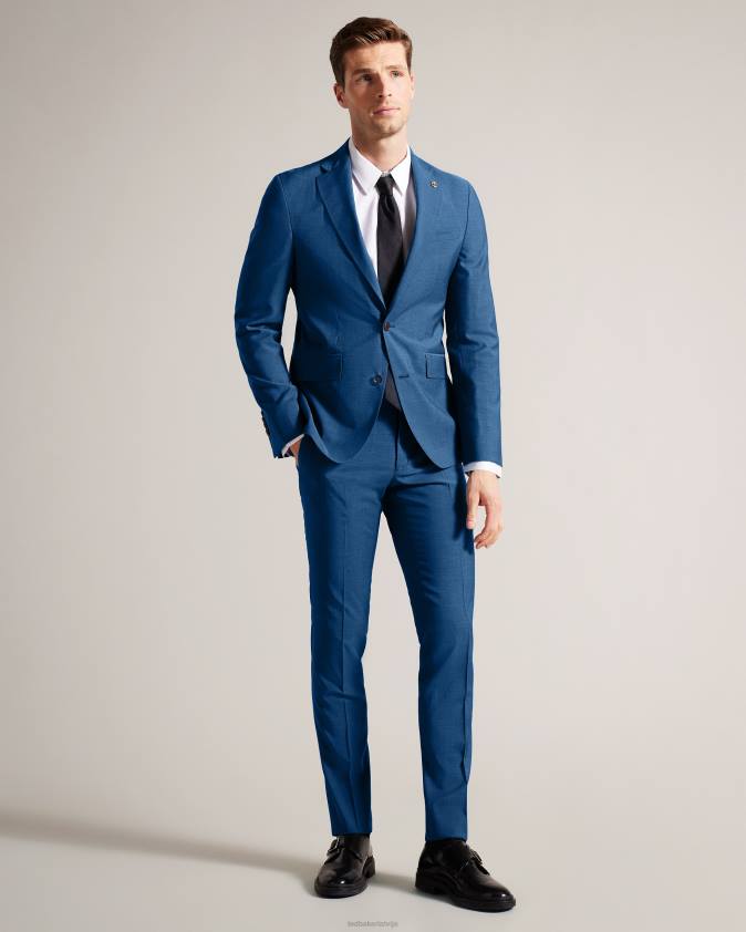 apģērbs Ted Baker siouxj navy haizivīdas uzvalka jaka flote vīriešiem 26TV1431