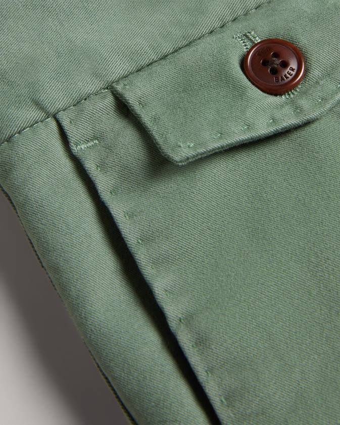 apģērbs Ted Baker genay slim chinos olīvu vīriešiem 26TV1575