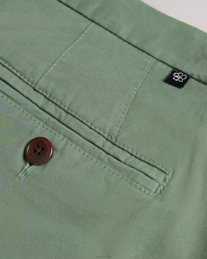 apģērbs Ted Baker genay slim chinos olīvu vīriešiem 26TV1575