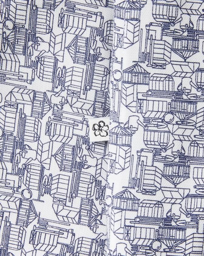 apģērbs Ted Baker laghy siltumnīcas krekls ar īsām piedurknēm gaiši zils vīriešiem 26TV1547