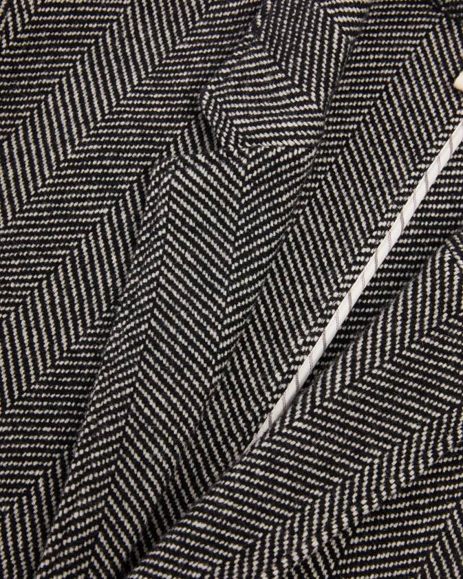 apģērbs Ted Baker travers skujiņas aust virsjaka melns vīriešiem 26TV1674