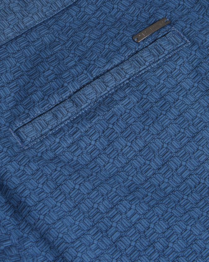 apģērbs Ted Baker gomer regulāri pieguļoši ģeometriski šorti flote vīriešiem 26TV1442