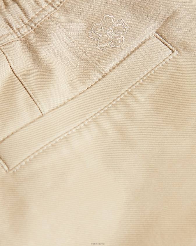 apģērbs Ted Baker mordon sarža aukliņu šorti dabisks vīriešiem 26TV1590