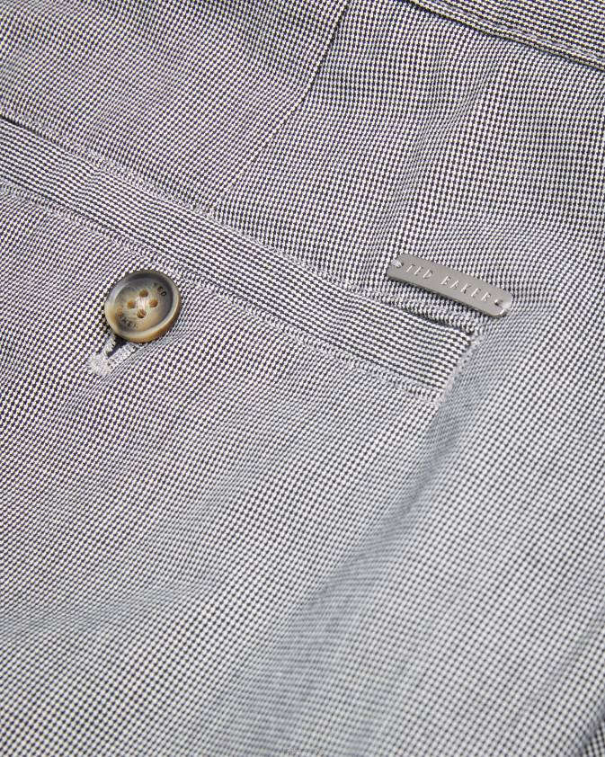 apģērbs Ted Baker tura regulāri pieguļoši kokvilnas šorti melns vīriešiem 26TV1346