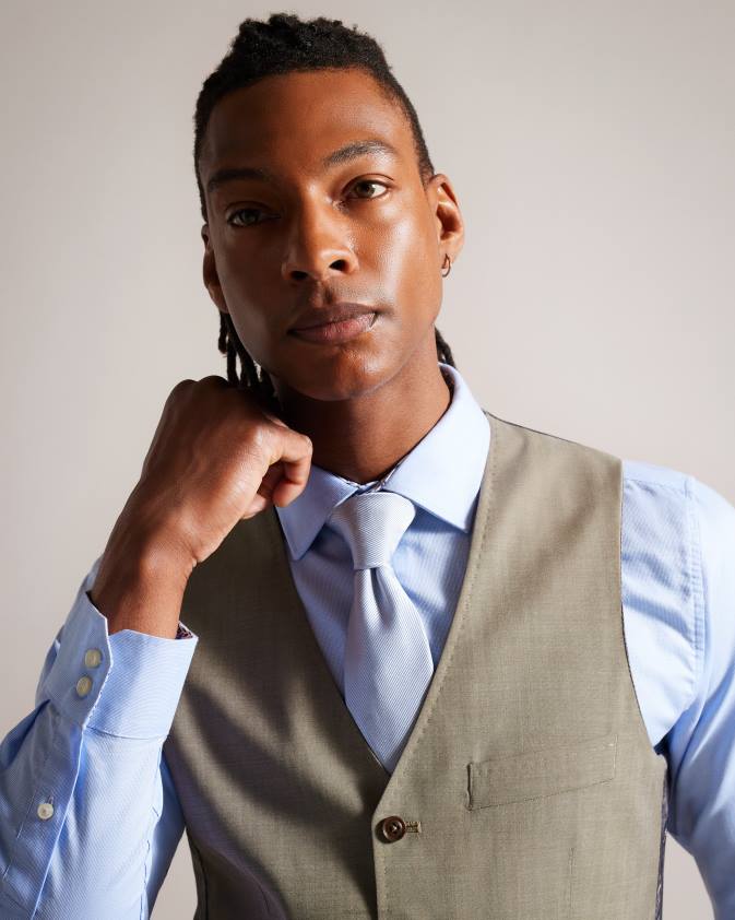 apģērbs Ted Baker Alconaw vilnas haizivīdas veste dabisks vīriešiem 26TV1615