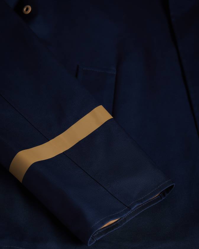 apģērbs Ted Baker easbost short bonded mac tumša flote vīriešiem 26TV1680