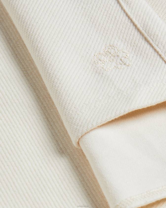 apģērbs Ted Baker baddow sarža džersija polo krekls dabisks vīriešiem 26TV1714