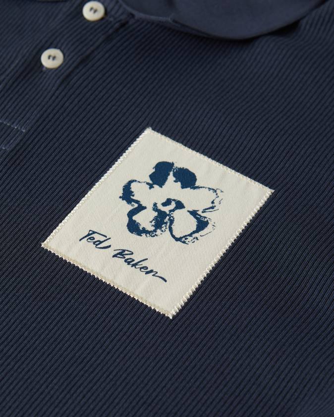 apģērbs Ted Baker marden polo krekls ar īsām piedurknēm flote vīriešiem 26TV1693